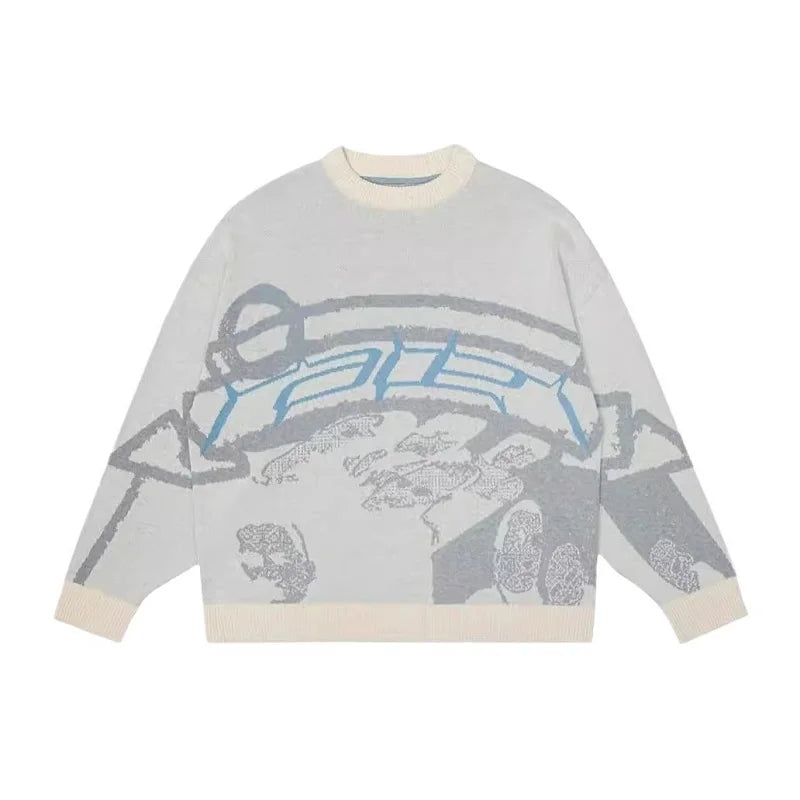 racer knit hoodie