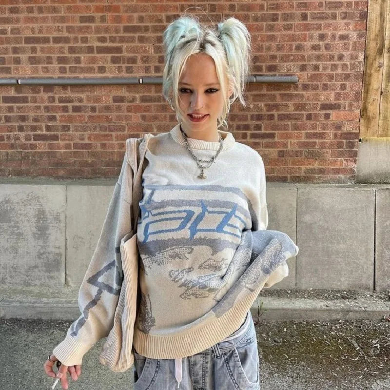 racer knit hoodie